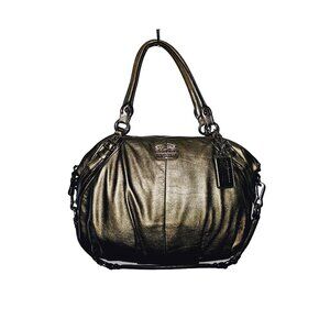 Coach Madison Sophia Metallic Leather Satchel Shoulder Bag Purse H1026-15955
